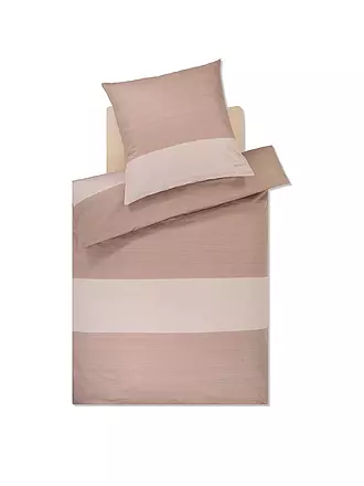 JOOP | Satin Bettwäsche SPLIT 70x90cm / 140x200cm Nude | 